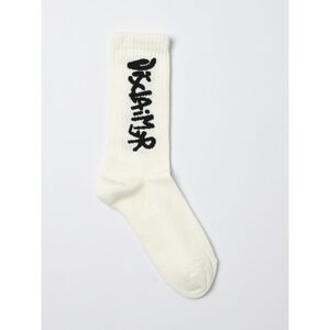 Disclaimer Socks Men White